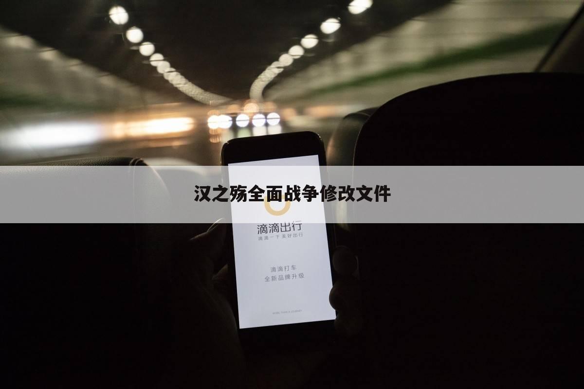 汉之殇全面战争修改文件