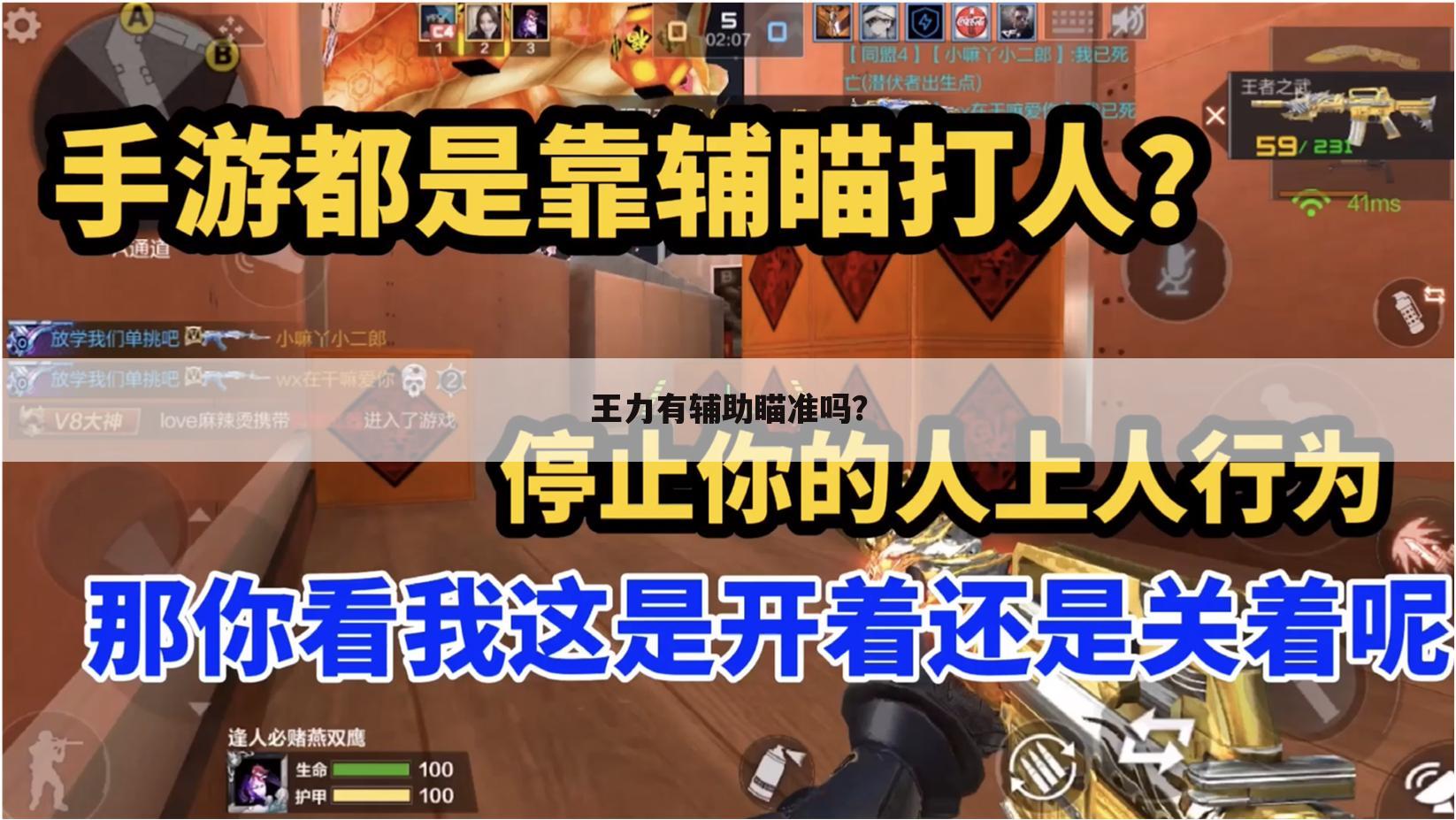 王力有辅助瞄准吗?