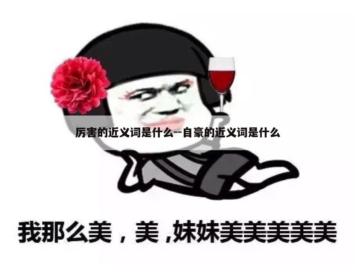 厉害的近义词是什么--自豪的近义词是什么