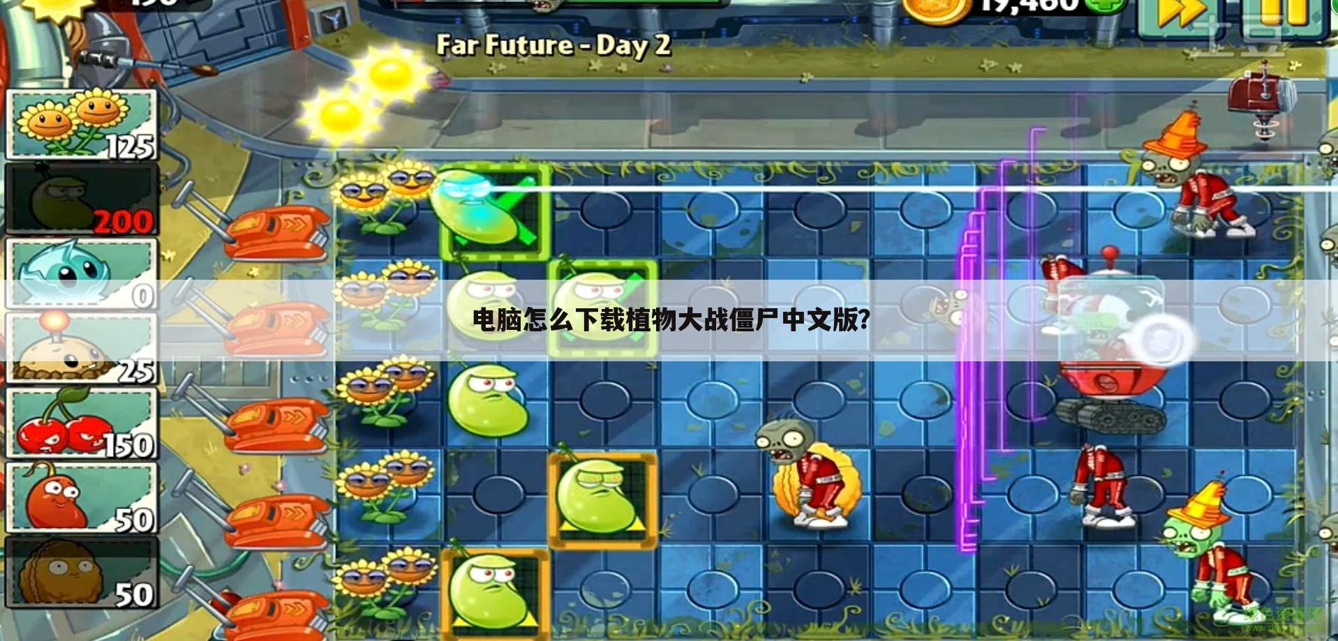 电脑怎么下载植物大战僵尸中文版?