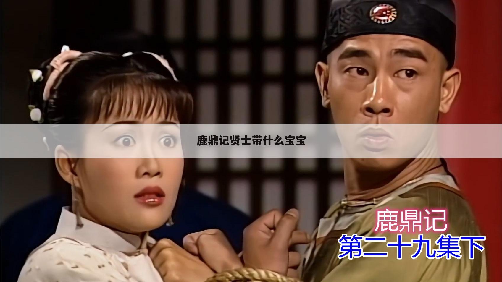 鹿鼎记贤士带什么宝宝