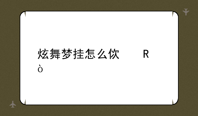 炫舞梦挂怎么使用？
