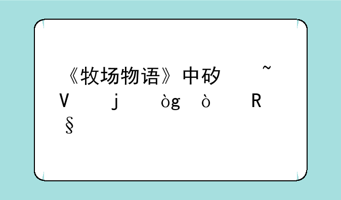 《牧场物语》中矿石镇的伙伴们男孩版GBA结婚后的攻略有什么？