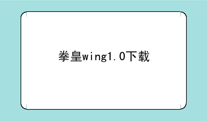 拳皇wing1.0下载